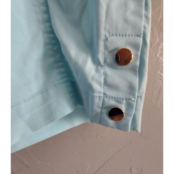 Chico’s Women’s Pants Size 2.5 (L) Light Blue Stretch Cotton Nylon Utility Style - Picture 5 of 9